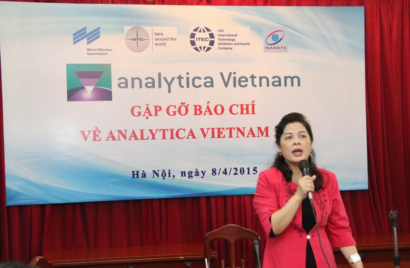 Hội chợ Quốc tế lần thứ 4 về Công nghệ Thí nghiệm, Phân tích, Chẩn đoán và Công nghệ sinh học (ANALYTICA VIETNAM 2015)